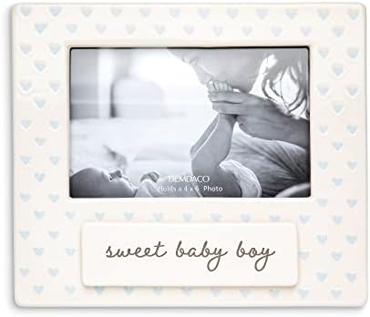DEMDACO Sweet Baby Girl Пинк Притежава Керамични Стенни или Настолна рамка за снимки с размер 4 х 6 см