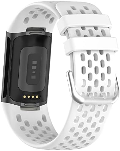 Спортни Въжета TopPerfekt, Съвместими с Fitbit Charge 5, Регулируеми Дишащи Меки Силиконови Спортни Сменяеми Каишки за часовници