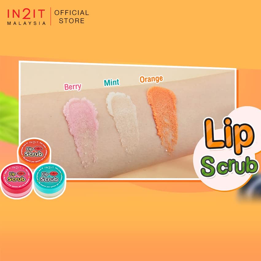 IN2IT Lip Scrub LIS01 Berry 12g - захарен ексфолиант за устни, който премахва мъртвите клетки от устните си, давайки на устните мекота и гладкост, предотвратява появата на пукнат?
