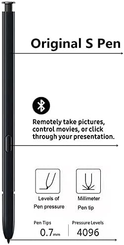 Дръжка Note 10 S (със син зъб) Замяна за Samsung Galaxy Note 10 Забележка 10 + 5G Всички Версии на Писеца Сензорен Стилус с 5 бр.