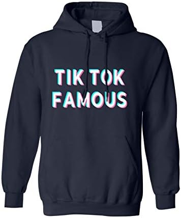 ALLNTRENDS Hoody за възрастни ТИК Tok Известната Hoody с качулка Сладък Графичен Топ