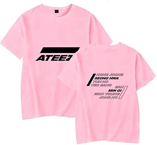 CHAIRAY Kpop ATEEZ Албум Treasure Риза Wooyoung San Mingi Yeosang Тениска Унисекс Летни Тениски Потници