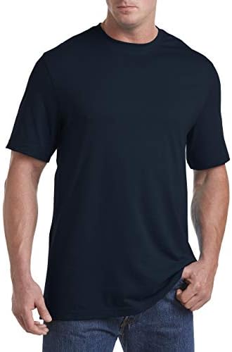 Мъжки t-shirt Harbor Bay by DXL, висока, впитывающая влагата, Без джобове (4XLT, Midnight)