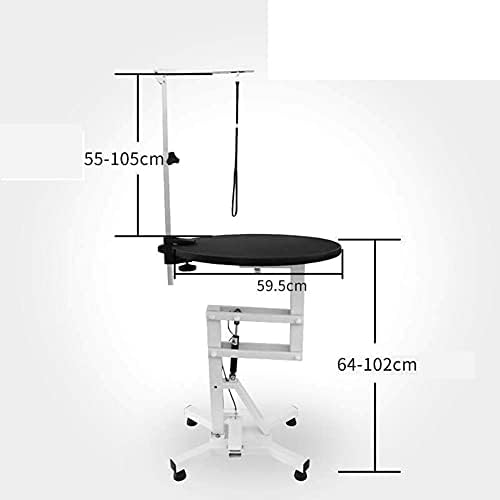 LIXFDJ Маса за грижа за кучето Регулируема Професионален Тежкотоварни Хидравлична маса за грижи за домашни любимци, за да се грижи за малки и средни домашни любимци (Ц
