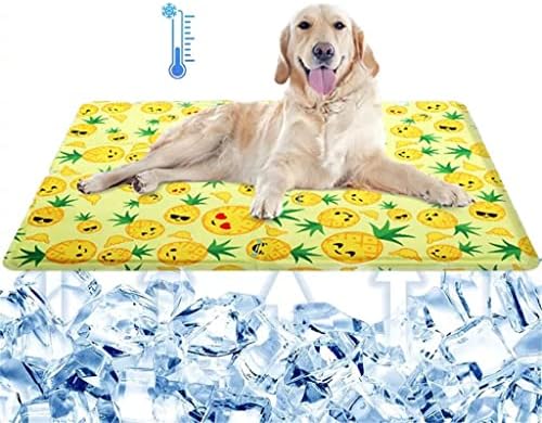 TJLSS Охлаждащ подложка за домашни кучета, Летен самоохлаждающийся мат, Ледена мат, мат за сън, Кучешки Развъдник, легло за кучета (Цвят: A, размер: 40x50 см)