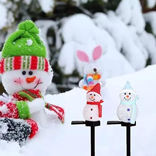DBYLXMN Коледно LED Водоустойчива Снежен човек Запалва Светлините, Осветява Украса на Градината и Затвори Коледна Украса, Лампи