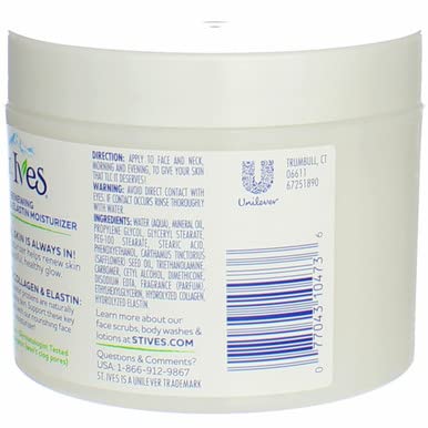 Хидратиращ крем за лице St. Ives с колаген и еластин, 10 унции (опаковка от 9 броя)