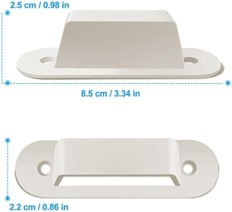 Защитни плочи за стенни прекъсвачи ChengFu, които предпазват от децата Предмети от дома (4 опаковки), бяла-Поддържа светлината включен