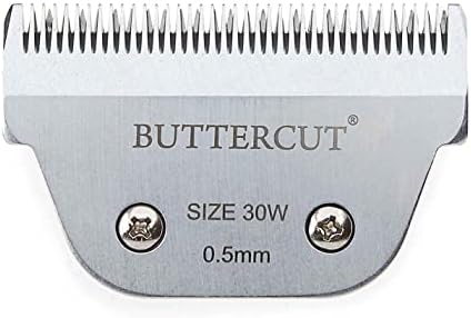 Ножове, за да се грижи за кучета MPP Geib Buttercut от висококачествена неръждаема стомана с широк кръстопът (30WF)