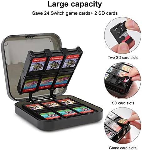Калъф за игра на карти Марлин Риба за Switch Customized Pattern Switch Lite Преносим Кутия За Съхранение с 24 Слота за карти игра
