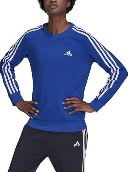 дамски руното hoody adidas Essentials 3 ивици