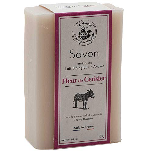Maison du Savon de Marseille - Френски сапун, произведено от Пресен Органичен Ослиного мляко с аромат на лавандула - 125 Граммовый