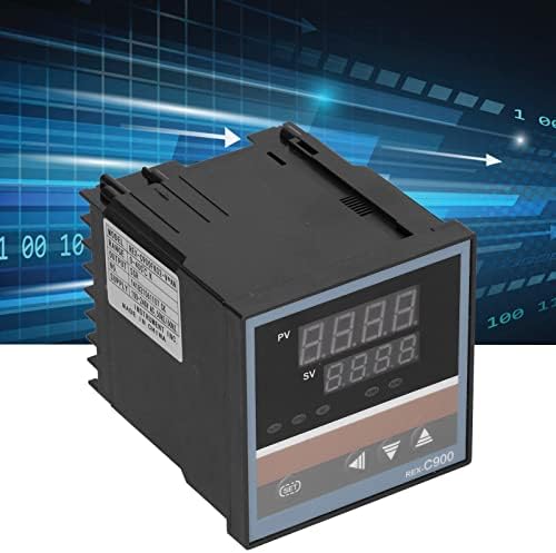 GOOFFY REX-C900FK02-V x PID-Регулатор на Температурата и LCD Дигитален Дисплей Интелигентен Термостат 100-240 v Регулатор на Температурата Промишлени Контрол за Строителството на