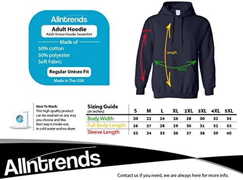 ALLNTRENDS Hoody за възрастни ТИК Tok Известната Hoody с качулка Сладък Графичен Топ