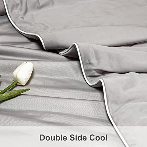 LLanCL Охлаждащи одеяла за горещо спящи - Хладно, като сладолед Леко одеало за лятото с двустранно Студено, Охлаждащи одеяло, Стеганое