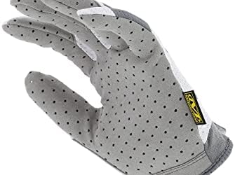 Mechanix Носете - Специални работни ръкавици за вентилация (Големи, Сиво-бели)