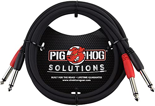 Pig Свиня PD-21403 Двойна моно-кабел с 1/4 (мъжки), 3 метра