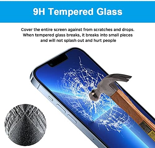 Защитно стъкло GLASS-M [2] за защита на екрана от синя светлина за iPhone 13 Pro Max / iPhone 14 Plus, Закалено Стъкло за защита