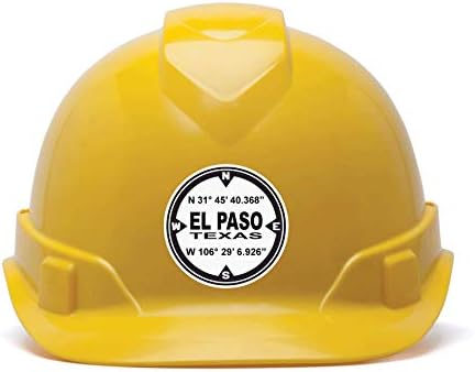 D. M. S. Coordinants Ел Пасо, Тексас - 4 опаковки от 2-инчов черно-бели стикери за шлемове - гордо Направено В САЩ От лепкав винил