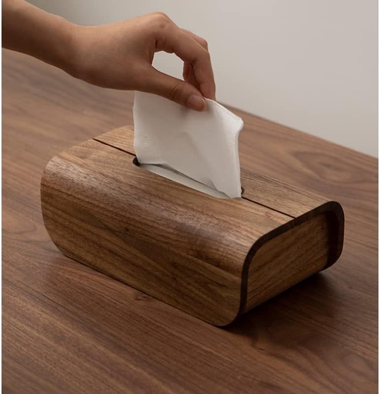 ZCMEB Дървена Кутия за Салфетки Извлекаемого Тип Притежателите на Хартиени Кърпи и Салфетки За Начало на Работния Плот Кутия За Тоалетна хартия и Салфетки