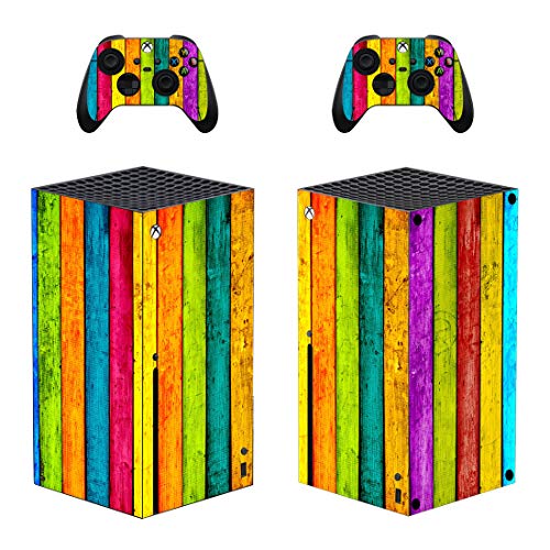 многоцветен Набор от Скинове Xbox Series X, Пълни Лицеви Панели, Кожата Конзола и контролер, Етикети-прозорец винетка от FELIPE