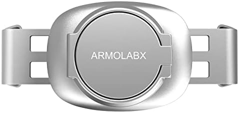 Метална скоба за телефон ARMOLABX за магнитно закрепване на автомобилния, Подвижна метална плоча за магнит номер [Съвместим с безжична зареждане], [Подходяща за своята