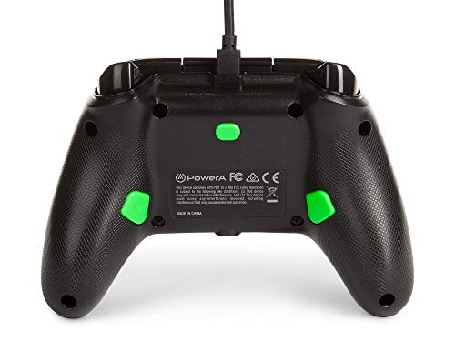 Усъвършенстван кабелен контролер PowerA за Xbox X series | S - Зелена съвет