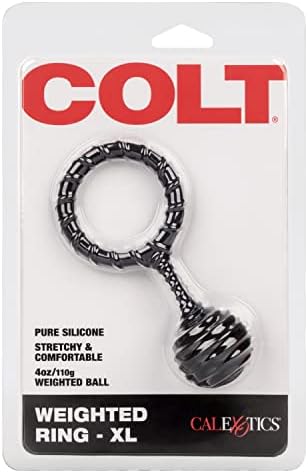 Пръстен с утяжелителем Colt - Секс-играчка за възрастни с утяжелителем за удоволствие - Комбинация пръстени за уголемяване на пениса,