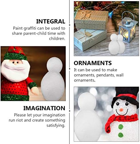 ОТЛИЧЕН За коледа Занаяти, 4 бр., Коледни Изделия във формата на Снежен човек, Форми за кукли-снежни човеци от Стиропор, Теми, Проекти,