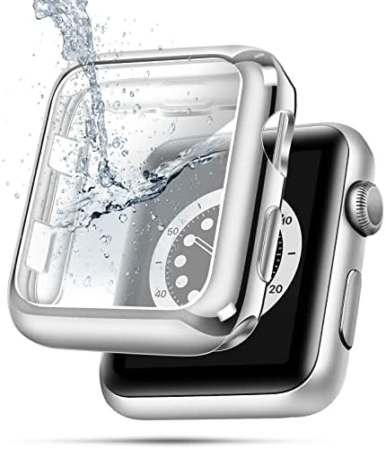 top4cus Екологичен калъф Iwatch от мека TPU със защита от надраскване, 44 мм, универсална защитно фолио за екрана, която е съвместима