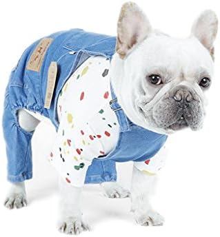 Модерна Лятна тениска Leowow за кучета, Дрехи за домашни кучета, Уютна Памучни дрехи-Бял-M