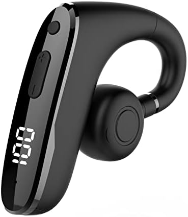 XUnion Едното Ухо Безжични Bluetooth Слушалки, Bluetooth 5.2 Led Дисплей Проводимост Стерео Слушалки Спортен Слушалка За Шофиране