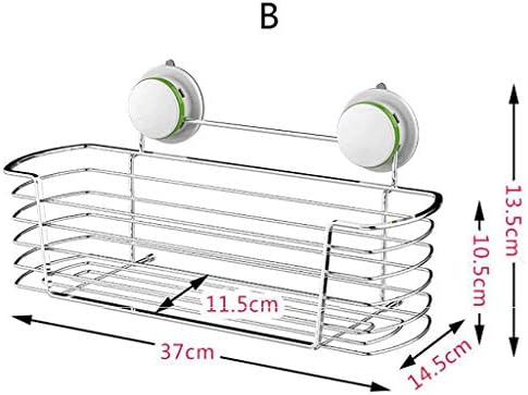 FAZRPIP Залепваща Полк За Баня Органайзер За Душата на Caddy с Кухненски Рафтове За Съхранение на Стенен монтаж Без Пробиване От Неръждаема Стомана /Голям