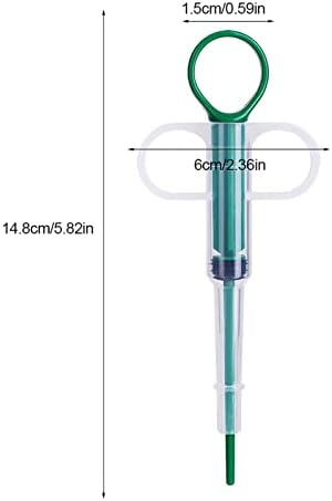 Попър за домашни таблетки с плунжером, опаковка-пистолет за хапчета за малки котки, кучета, тласкач спринцовка за таблетки с мек