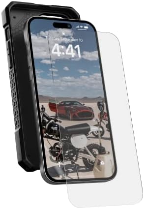 Калъф URBAN ARMOR GEAR UAG за iPhone 14 Pro Max 6,7 Monarch Pro от въглеродни влакна, който е съвместим с защитен калъф MagSafe и защитен екран от закалено стъкло на премиум 6,7, Плюс комплект за