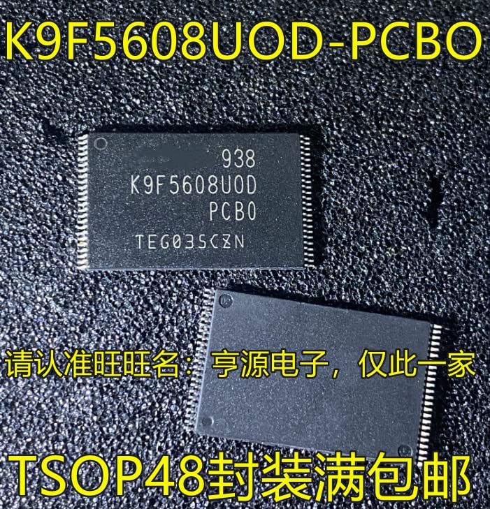 10ШТ K9F5608UOD-PCBO K9F5608U0D-PCB0 K9F5608UOC-YIBO B0 TSOP48