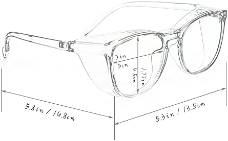 Защитни Очила HATOYUME Anti Fog защита на очите От Прах /Blue-Ray Защитни Очила TR Temple за Мъже и Жени