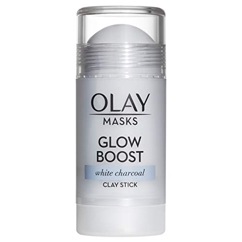 Маска за лице-стик Olay за лице, Усиливающая блясък с Бяла глина, Въглищен, 1,7 грама (опаковка от 3 броя)