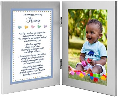 Рамка с подаръци под формата на текстове за момче на мама - Приятни думи на майка от сина ми за рождения Ден или Ден на майката - за Добавяне на снимка с размери 4x6 инч?