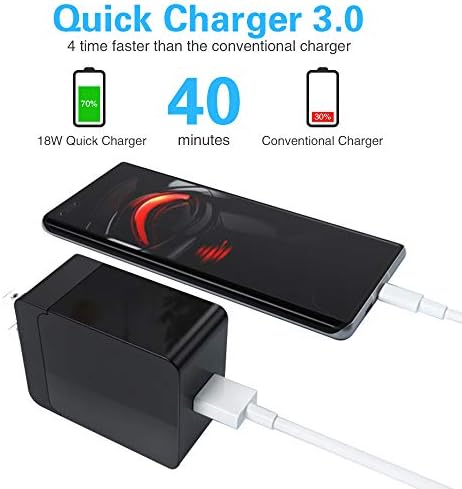 Стенно зарядно устройство Quick Charge 3.0, Блок за бързо зареждане на адаптера SEVENKA 18W QC 3.0, Джобно Монтиране на зарядно устройство, USB, Съвместимо с безжично зарядно устрой