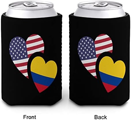 Колумбия Флаг на САЩ за Многократна употреба Ръкави за Чаши Кафе С Лед Изолиран поставка за Чаши с Хубав Модел за Топли Студени Напитки