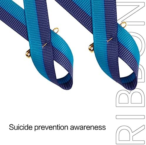 100 Броя Информационни Ленти за предотвратяване на самоубийствата с Английски Щифтове В Голям рубчик 1,4 * 3 инча