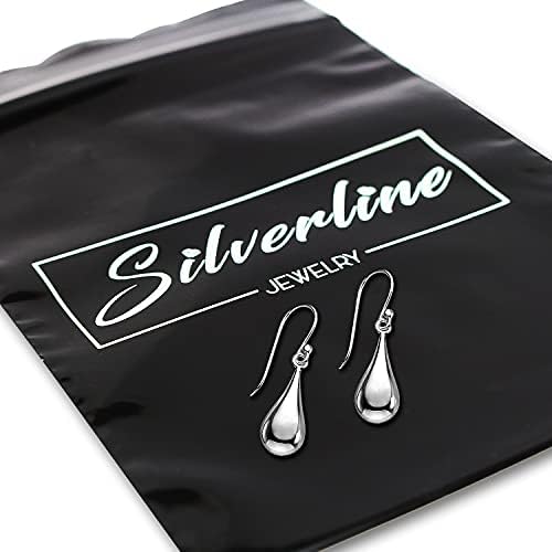 Silverline - Обеци-Капчици От Полиран Сребро С Висулки