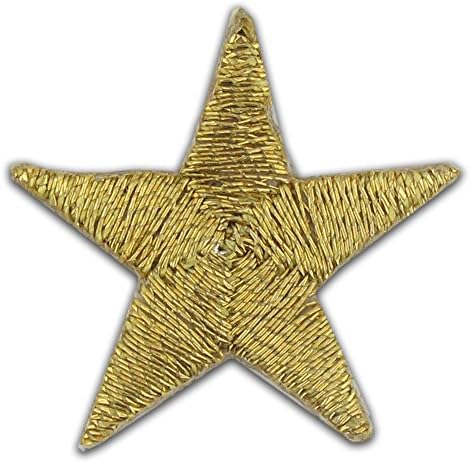 Стикер-Апликация, Бродирани Златни Звезда PinMart