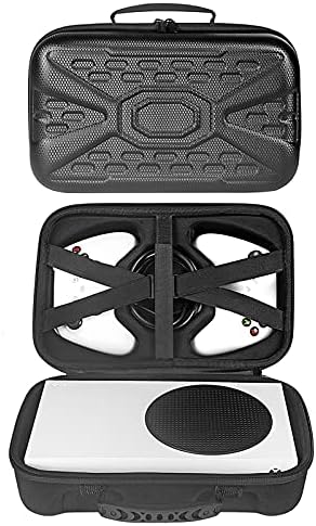 DAGIJIRD Черно EVA Пътни Контролери Чанта За Съхранение Защитен Калъф за Носене на Игралната Конзола Xbox Серия S