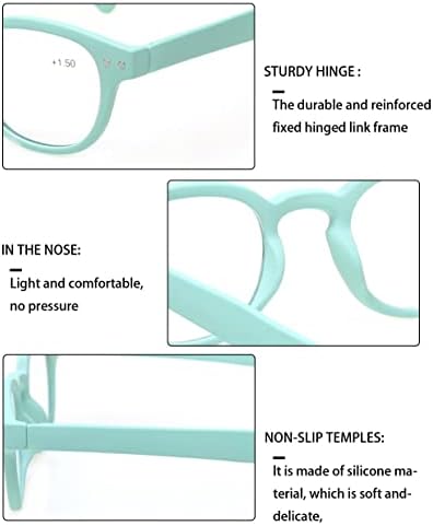 N/A Четци с пружинным тръба на шарнирна връзка, Модни мъжки и дамски Очила за четене, слънчеви Очила за четене (за Цвят: D, размер: