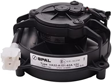 Вентилатор на радиатора SPAL, превключващ за 2-ма и 4-тактов двигател с г. съобщение. Пълен комплект с лесна инсталация е plug-и-play.