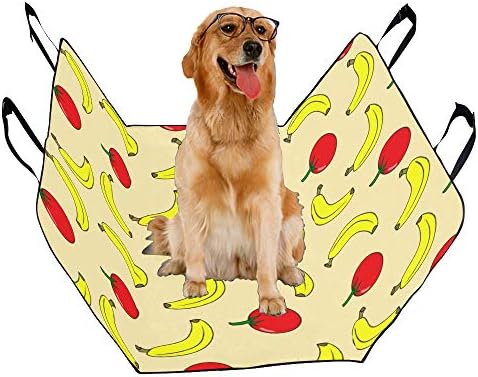 Калъф за седалка кучета ENEVOTX Индивидуален Дизайн със Стилна Цветен Плодов Печат, Покривала за автомобилни седалки за Кучета,