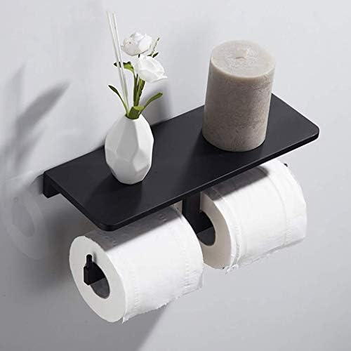 Държач за тоалетна хартия WSZJJ -Държач за тоалетна хартия, Модерен притежателя за избягване на двойното хвърляне с поставка за