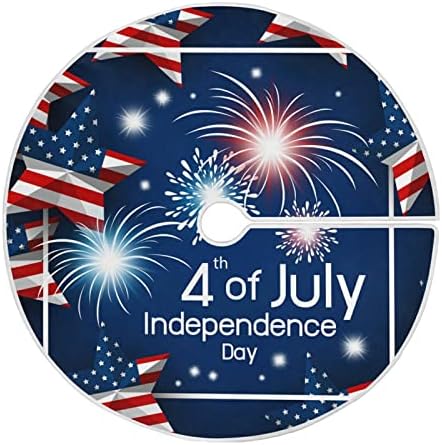 АЛАЗА 4 юли Патриотичното Декорация на Поли-коледна Елха, с Малка Декорация на Поли-коледна Елха 35,4 Инча с Деня на Независимостта на Деня на Независимостта на Празн?